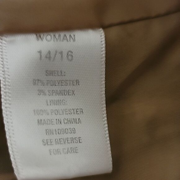 Dress Barn Ruched Open Front Jacket Size 14/16 - Picture 9 of 9